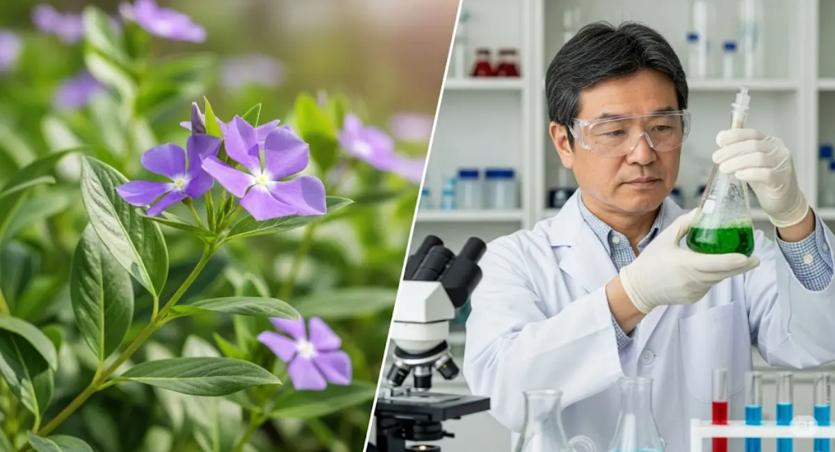ニチニチソウの毒性 薬として使われる例