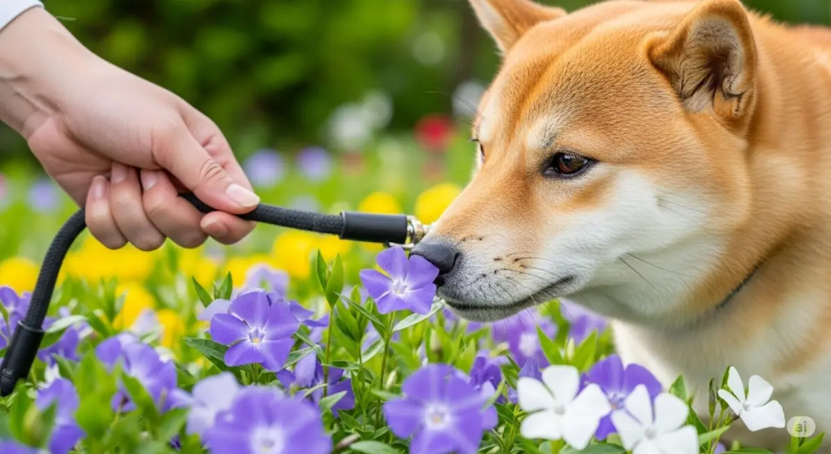 ニチニチソウの犬への毒性は？
