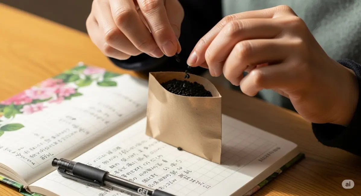 ニチニチソウの種取り後から来年の開花までにすべきことは？