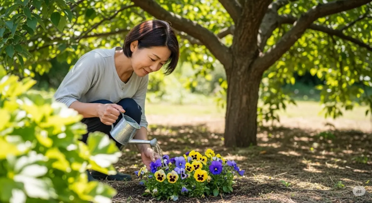 夏のパンジーの水やりの量や頻度は？
