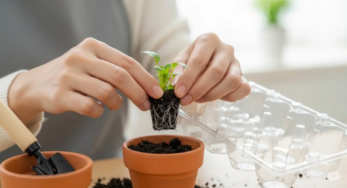 パンジーの種まきは卵パックで！種まきから開花までの流れ