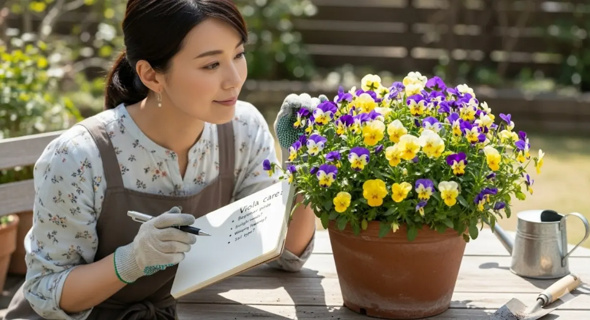 ビオラの寄せ植えをぎゅうぎゅうに！寄せ植え初心者が知っておくべきこと
