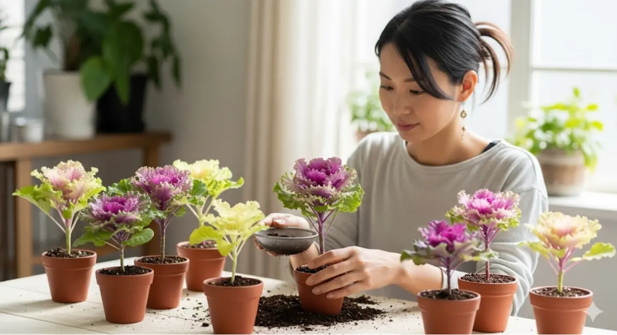 葉牡丹の挿し木、育て方のコツと管理方法