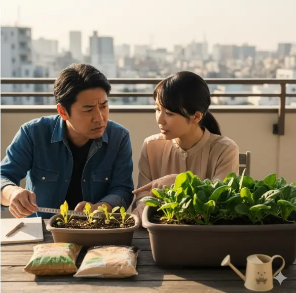 ほうれん草がプランターで大きくならない原因を探る