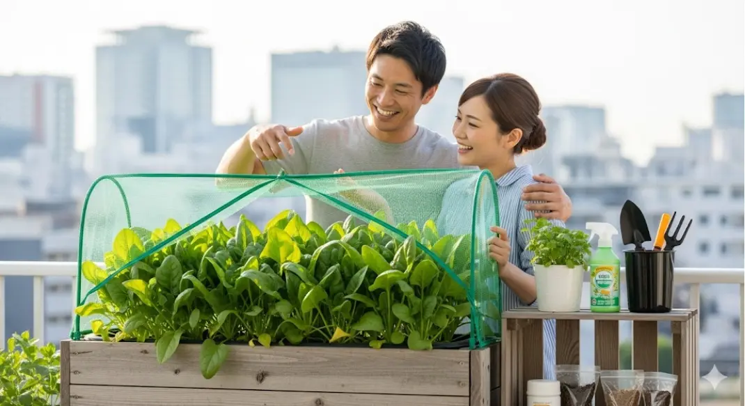 ほうれん草がプランターで大きくならない時の対策は?