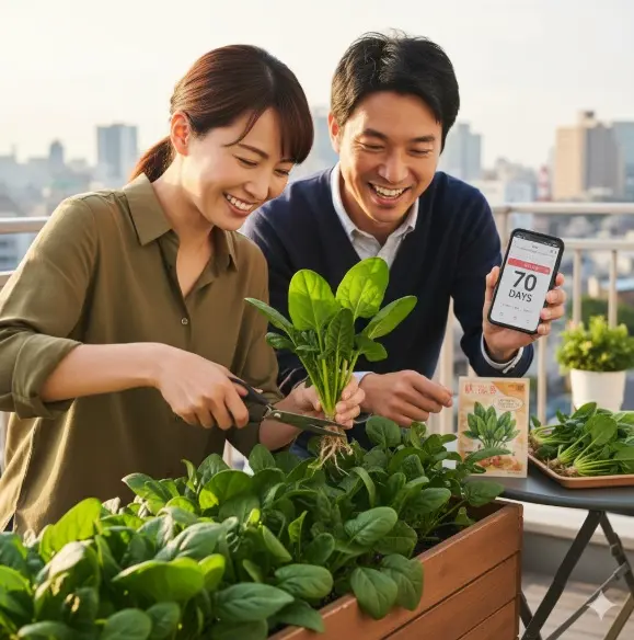 ほうれん草がプランターで大きくならない?何日で収穫できる?
