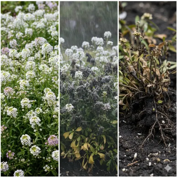 アリッサムは植えてはいけない？枯れる原因とは？