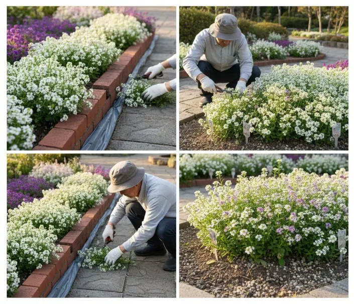 アリッサムは植えてはいけない？地植えで管理するポイント