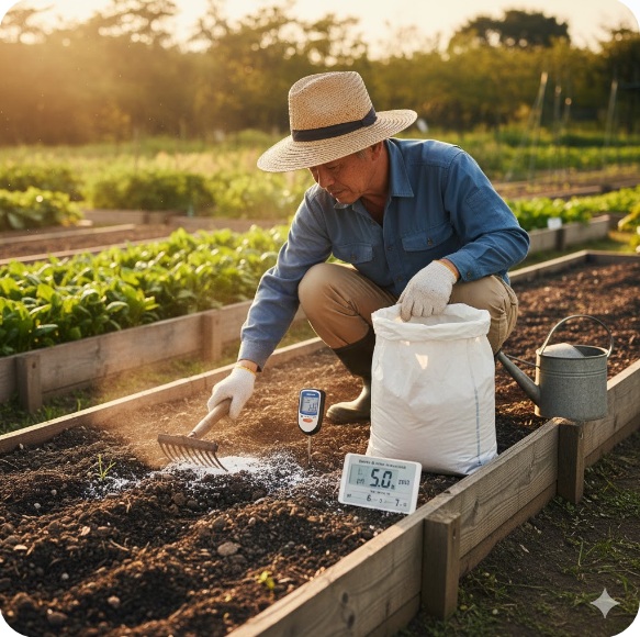 ほうれん草の種まきのコツは？酸性土壌を改良する石灰の施用時期