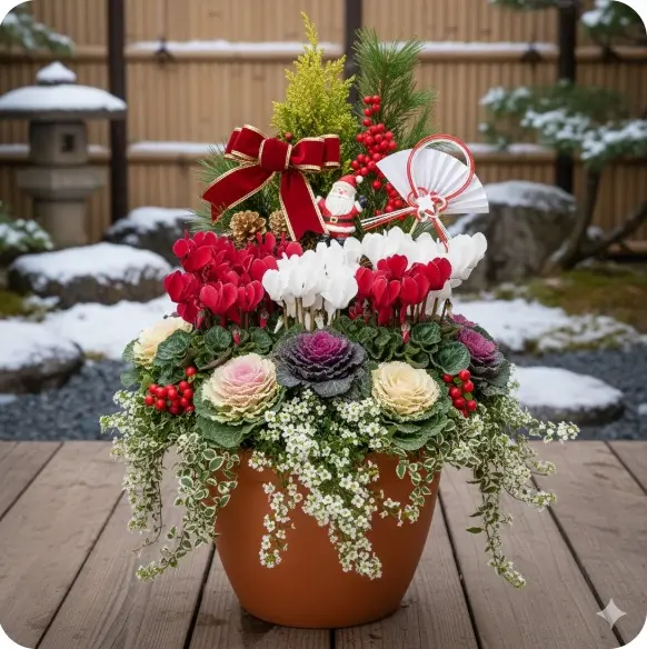 クリスマスやお正月のデザイン