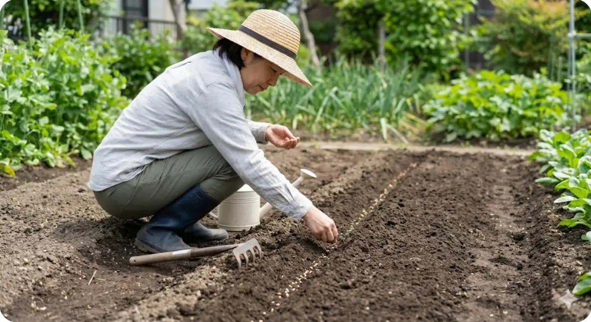 手順で実践するほうれん草の種まきのコツ