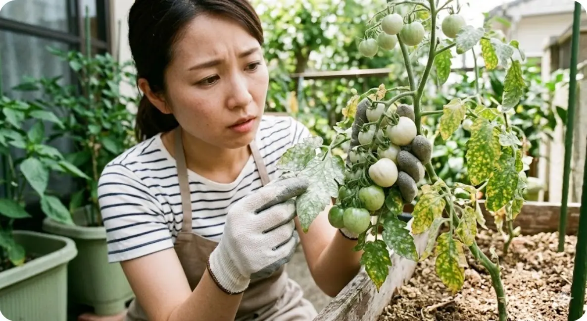 ミニトマトが赤くならない原因は?害虫や病気による生育不良?