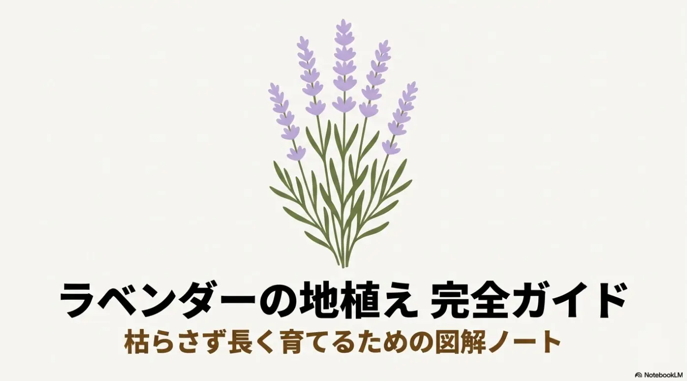ラベンダーの地植えで失敗しない！枯らさず長く育てるための図解ノート