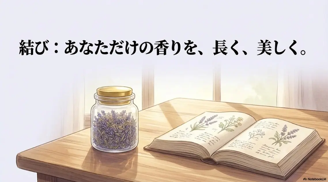 結び:あなただけの香りを、長く、美しく。