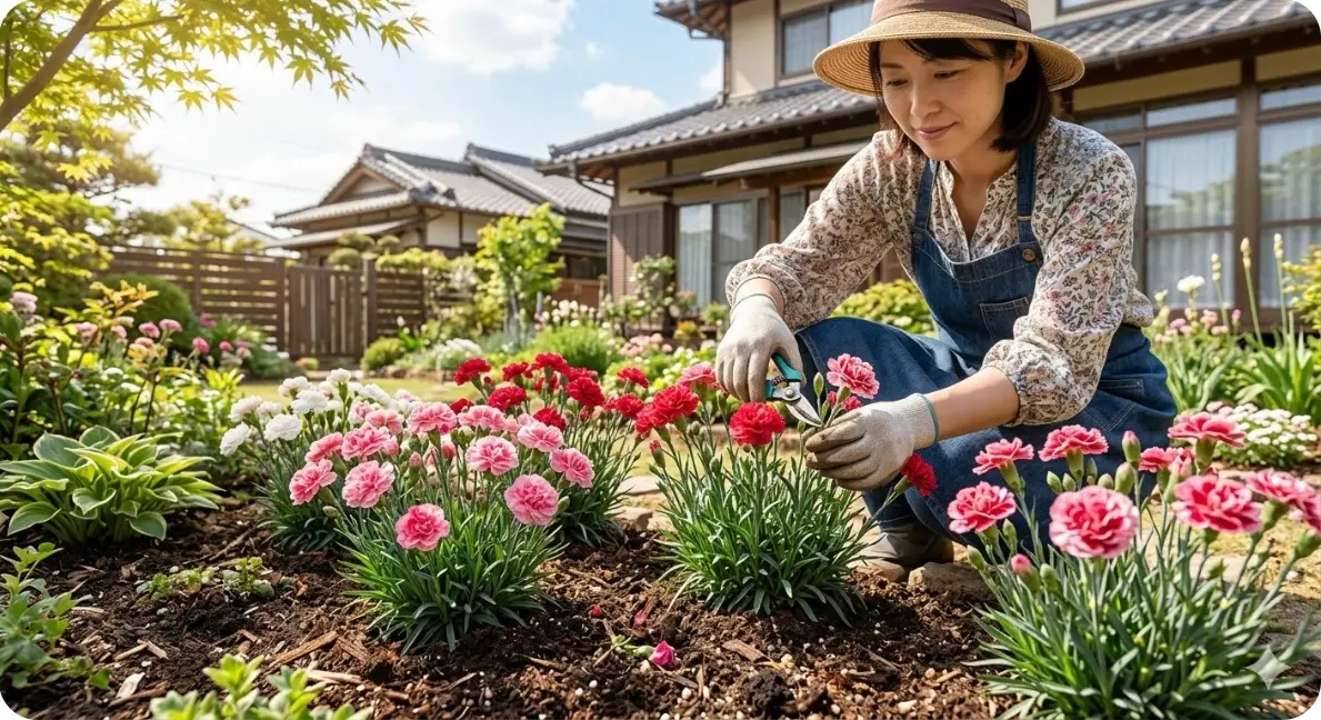 カーネーションを地植えで毎年咲かせる育て方と失敗しない秘訣
