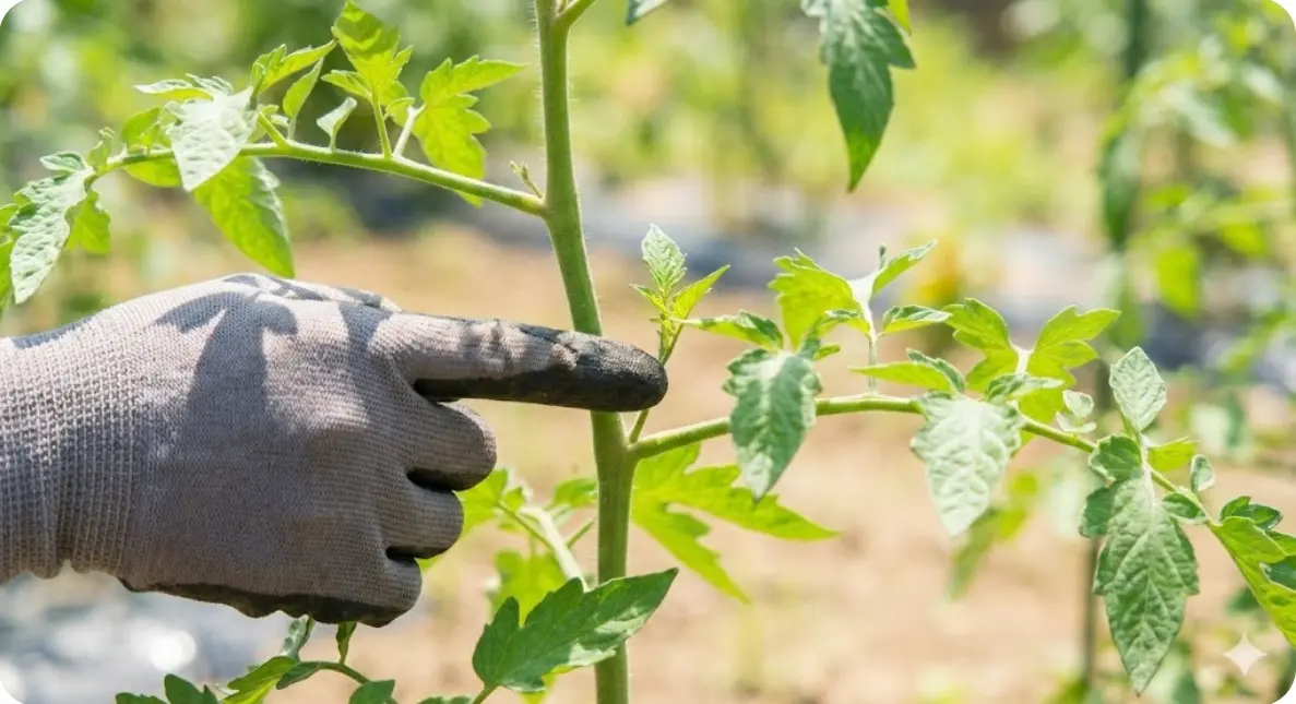 ミニトマトのわき芽を摘み取る正しい手順とは?