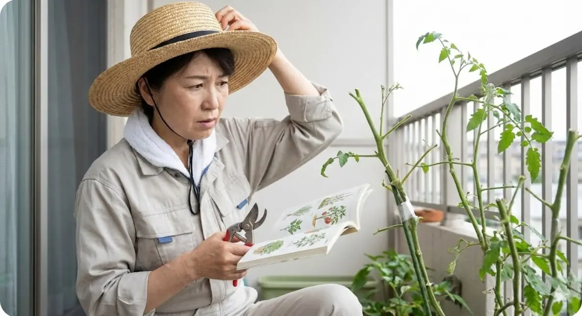 ミニトマトの剪定でよくある失敗とその対策は?