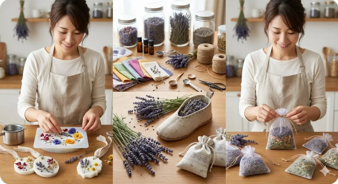 ラベンダーポプリの作り方:応用編