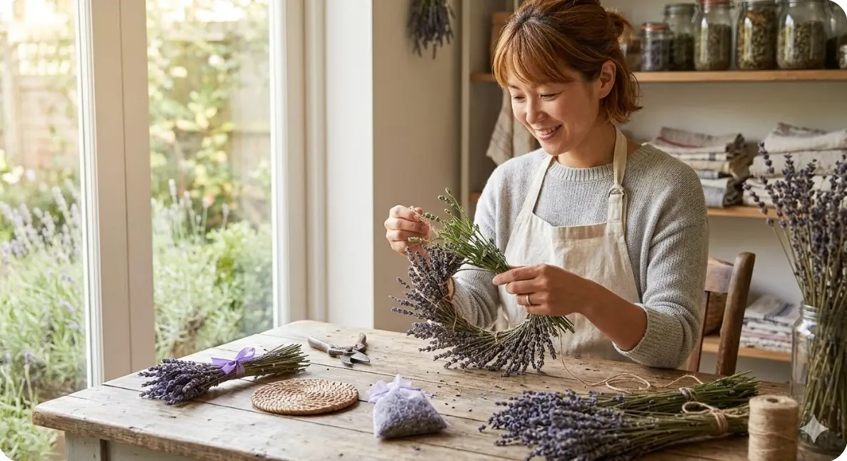 ラベンダーポプリの作り方|余った茎の効果的な使い方は?