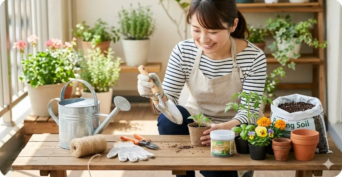 基本編!ガーデニングの初心者が揃えるべきものとは?