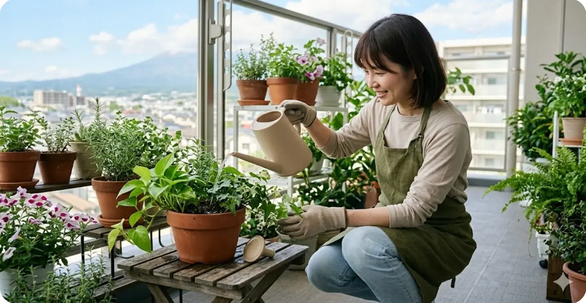 ガーデニング初心者が揃えるべきものとは?おススメのじょうろ