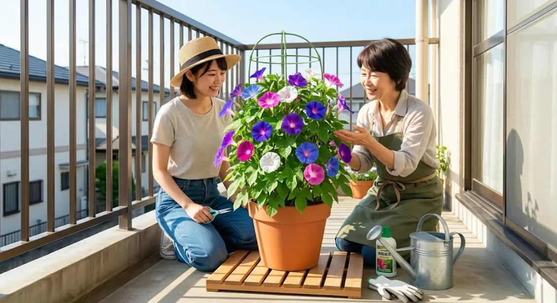 アサガオの育て方で初心者が失敗しないコツとは？