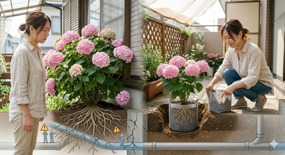 紫陽花コットンキャンディの地植えのデメリットと有効な対策は？