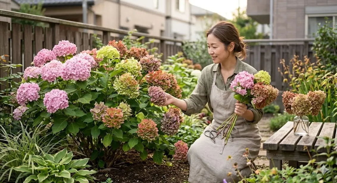 紫陽花コットンキャンディの美しい色の変化を長く楽しむポイントは？