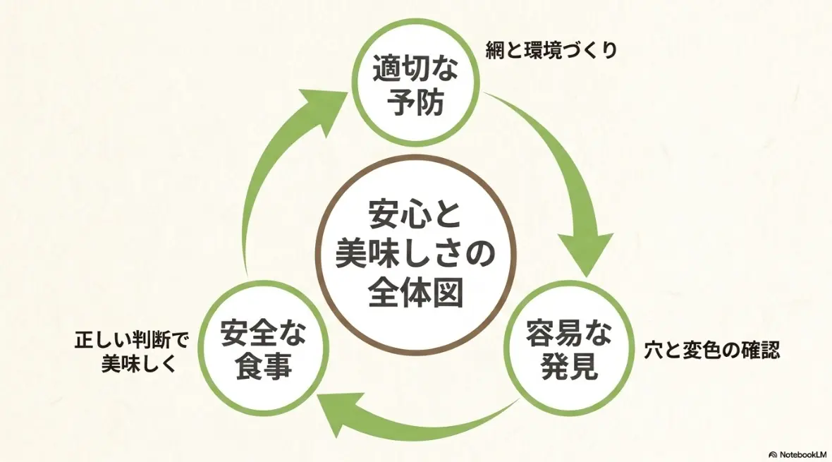 網と環境づくりから正しい判断までの全体図