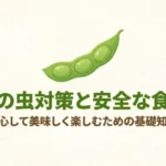 枝豆の虫対策と安全な食べ方の基礎知識