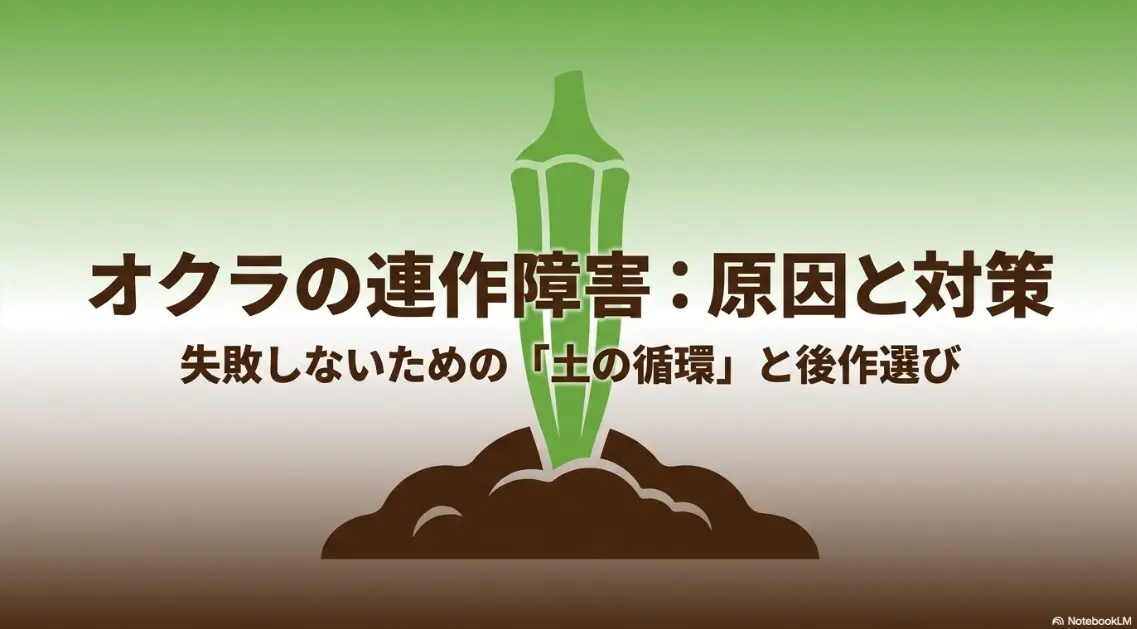オクラの連作障害の原因と対策ガイ