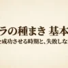 オクラの種まき基本のき 発芽を成功させる時期と失敗しないコツ