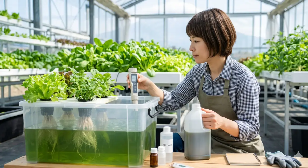 液肥のec値を測定して適切な濃度を保つ
