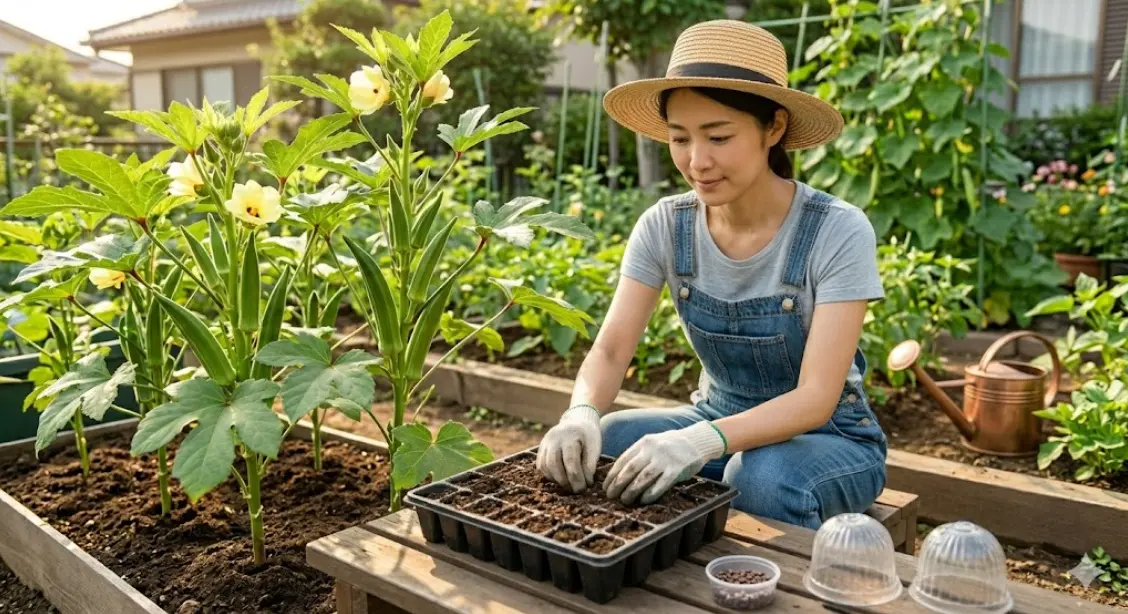 オクラの種まきの実践手順と失敗を防ぐ育苗法とは？