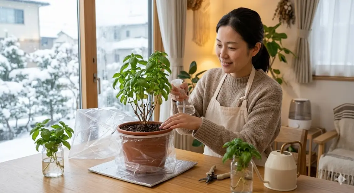 バジルが冬に枯れるのを防ぐために知っておきたい対策とは？