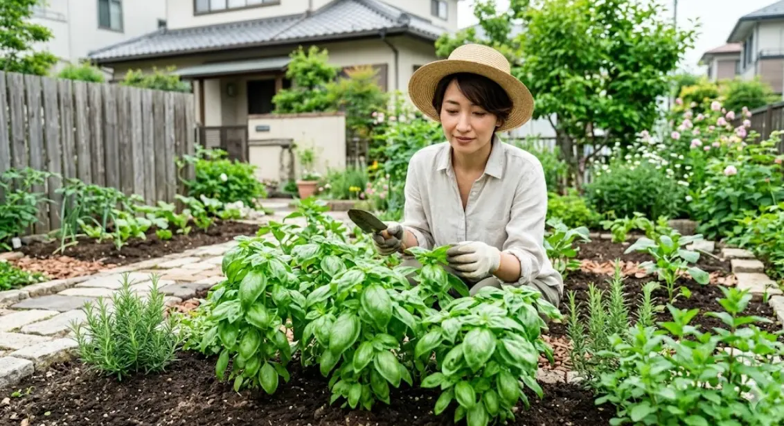 バジルを庭に植えてはいけないって本当？