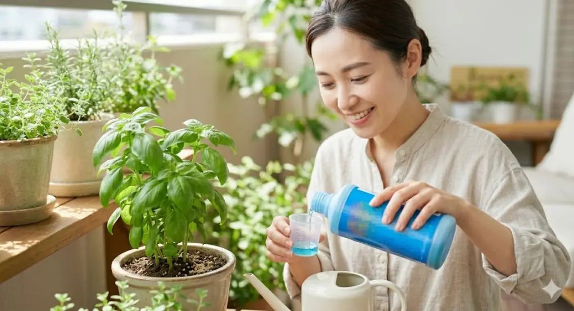人気の液体肥料ハイポネックスを使ったバジルの育て方とは？