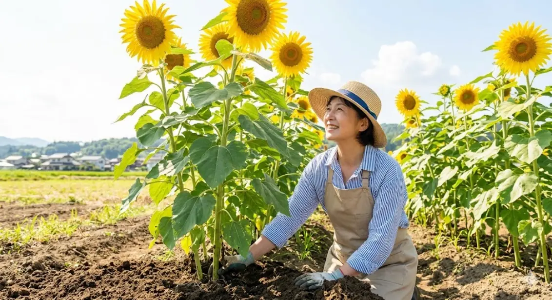 ミニひまわりの育て方｜地植えでのポイントは？