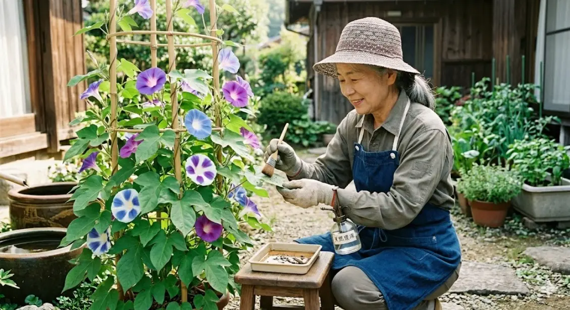 朝顔の虫を撃退する効果的な管理とは？