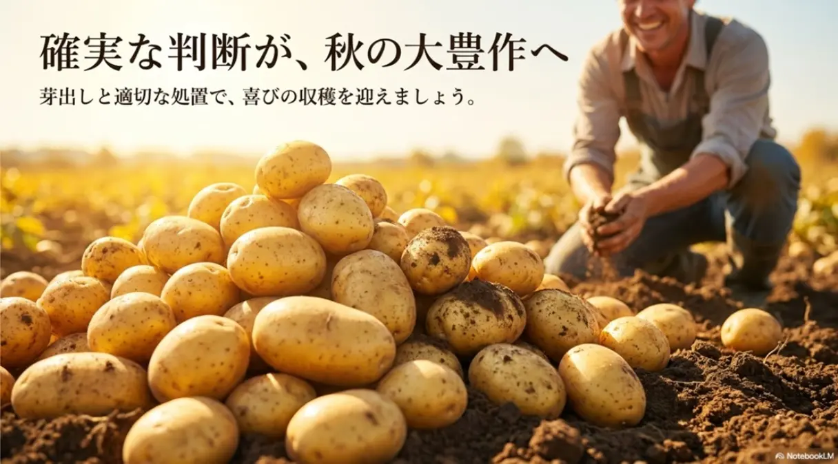 確実な判断と適切な処置で秋ジャガイモの大豊作へ