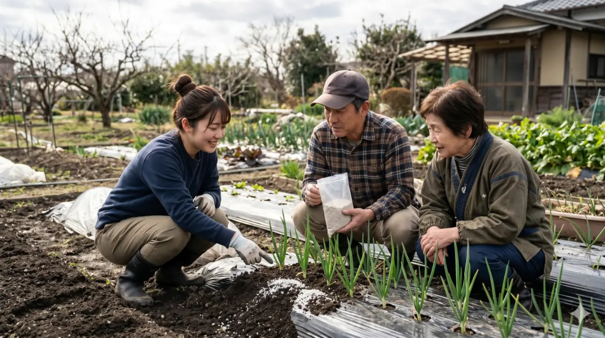 早生と晩生など、玉ねぎの品種によって異なる追肥の最適なタイミングをカレンダーで解説。