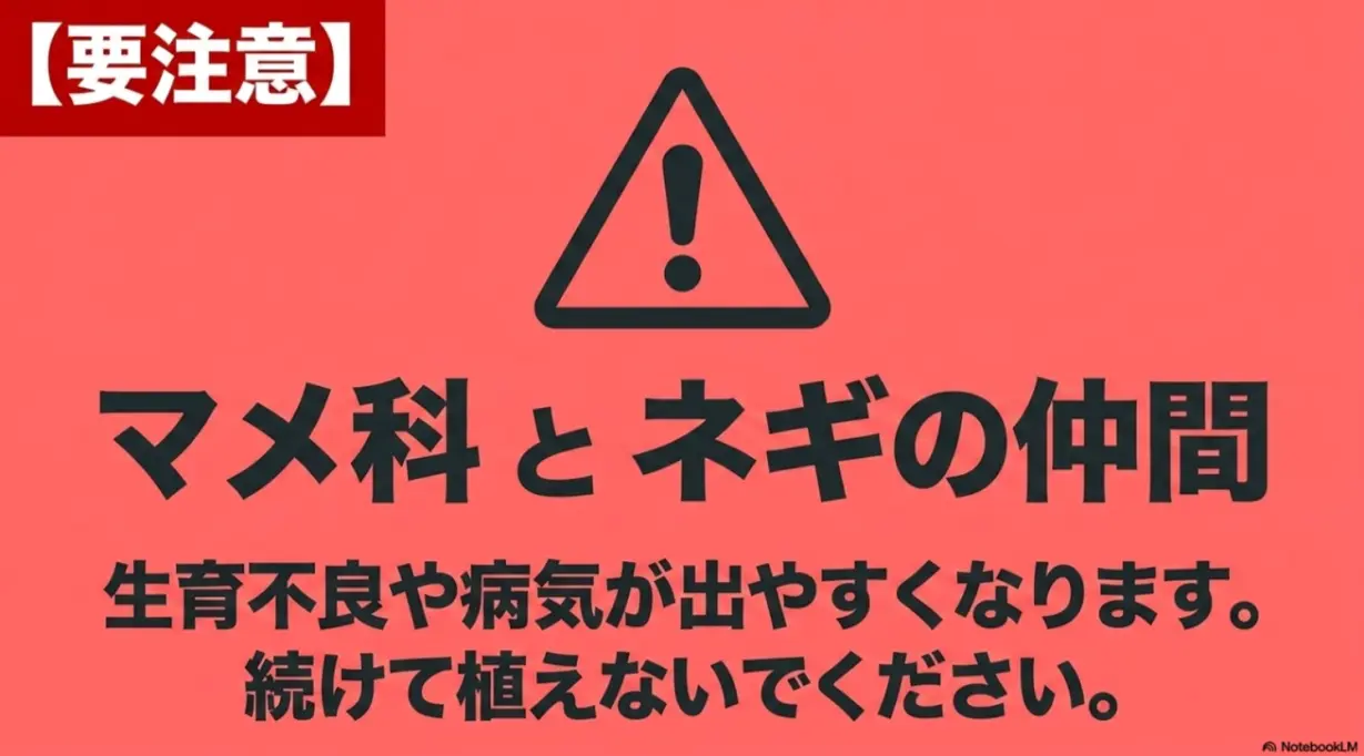 ネギの後作に要注意な相性の悪い野菜:マメ科とネギの仲間