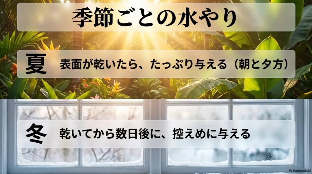 ハイビスカスの季節ごとの水やり方法