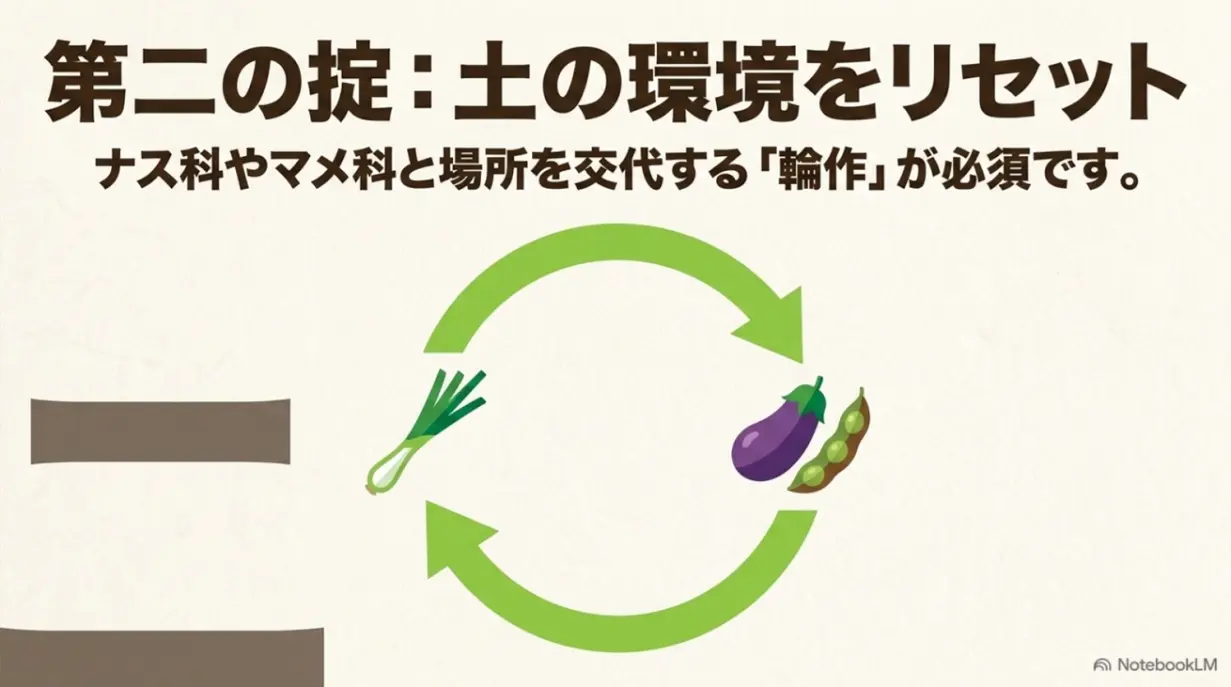 わけぎ栽培の第二の掟:土の環境をリセットする輪作が必須